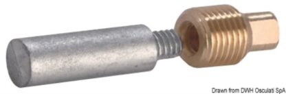 Anodo Volvo 67 mm x Ø 1/2’’ BSPT 43.540.10 Tecnoseal