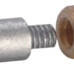 Anodo Volvo 85 mm x Ø 1/2’’ BSPT 43.540.11 Tecnoseal