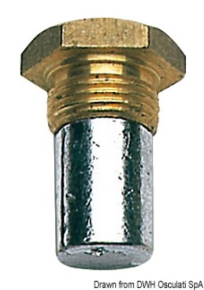 Tappo zinco 16x1,50 Ø 11x33 43.562.00 Tecnoseal