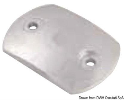 Piastra zinco mm 80x55 43.600.05 Tecnoseal
