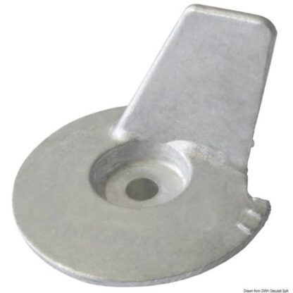 Anodo alluminio Tohatsu 8/20 HP - 4 tempi 43.640.11 Tecnoseal