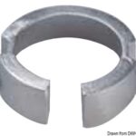 Anodo alluminio asse elica Mercruiser Bravo I 43.806.19 Tecnoseal
