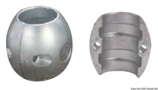 Anodo oliva asse mm 55 43.800.55 Tecnoseal