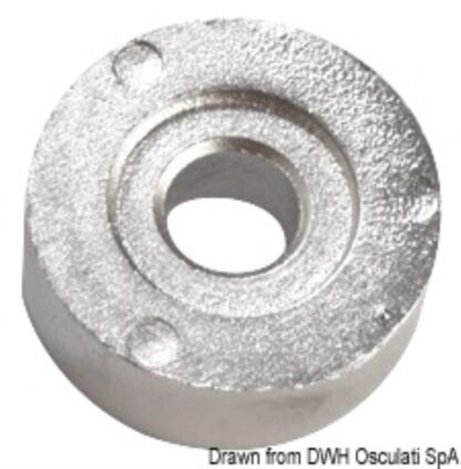 Anodo alluminio a rondella mm 24x14 43.260.31 Tecnoseal