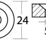 Anodo magnesio Mercury a rondella 43.239.15 Tecnoseal