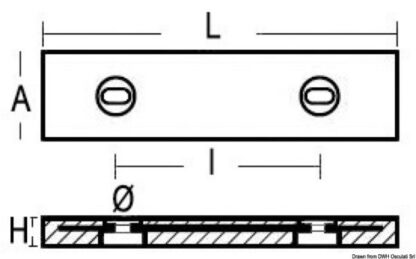 Osculati 43.920.04 Anodo A Bullone 3800 G