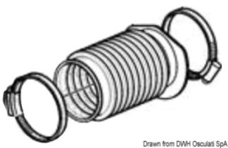 Soffietto scarico 43.932.17 Osculati