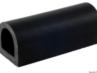 Profilo PVC nero 70 x 70 mm  (barra 2 m) 44.020.00 Tessilmare