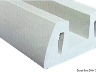 Profilo PVC grigio 72 x 30 mm  (barra 2 m) 44.021.00 Tessilmare