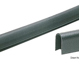 Profilo PVC mm 37 x 45 nero 44.482.02 Tessilmare