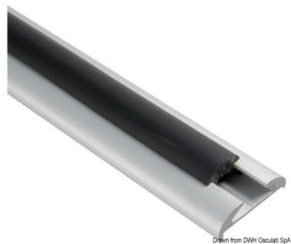 Profilo parabordo alluminio anodizzato 56 x 14+5mm (barre da 6 m) 44.486.10 Osculati
