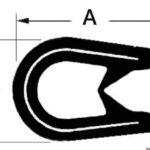 Profilato PVC nero 1,5 x 4 mm 44.491.00 Osculati
