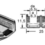 Canalina inox semplice 15 x 16 mm 44.751.19 Osculati