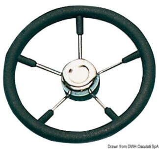 Volante mm 320 nero 45.129.32 Osculati