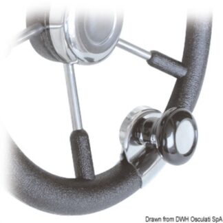 Manopola nera 45.134.01 Osculati