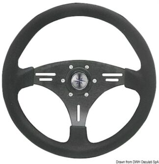 Volante Manta nero 355 mm 45.157.98 Osculati