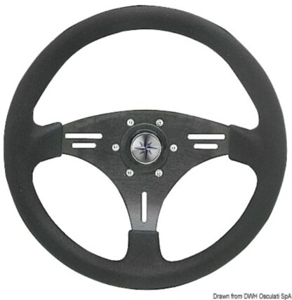Volante Manta nero 355 mm 45.157.98 Osculati