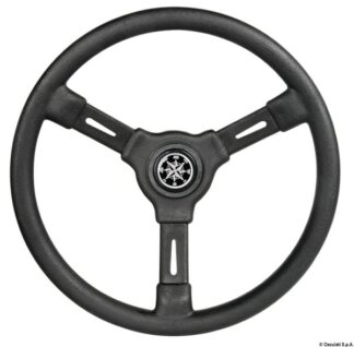 Volante nero 3 razze 355 mm 45.158.05 Osculati