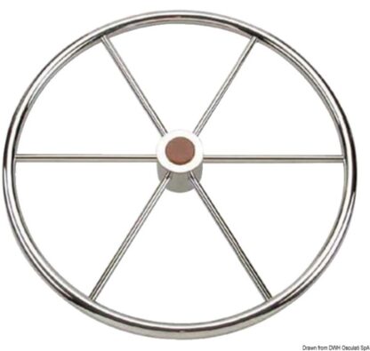 Timone ruota inox 6 razze 700 mm 45.164.75 Osculati