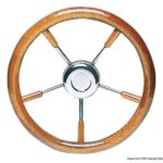 Volante inox+mogano 350 mm 45.168.35 Osculati