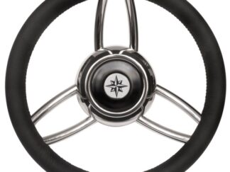 Volante Bliz poliuretano morbido nero 45.169.01 Osculati