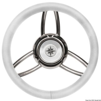 Volante Bliz poliuretano morbido bianco 45.169.03 Osculati