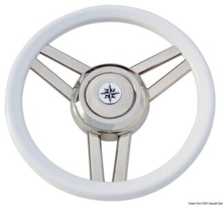 Volante Magnifico 3 razze Ø mm 350 bianco 45.177.03 Osculati