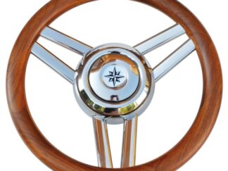 Volante Magnifico 3 razze Ø mm 350 teak 45.177.04 Osculati