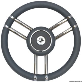 Volante Apollo inox+poliuretano Ø 350 mm grigio 45.178.12 Osculati