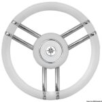 Volante Apollo inox+poliuretano Ø 350 mm bianco 45.178.13 Osculati