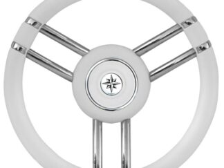 Volante Apollo inox+poliuretano Ø 350 mm bianco 45.178.13 Osculati