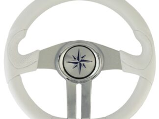 Volante bianco razze argento/cromo 45.158.31 Osculati