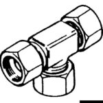 Raccordo a T 3/8" Ultraflex (TF38) 45.290.23 Ultraflex