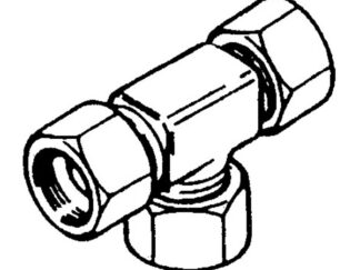 Raccordo a T 3/8" Ultraflex (TF38) 45.290.23 Ultraflex