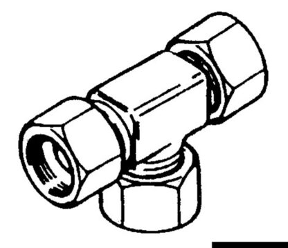 Raccordo a T 3/8" Ultraflex (TF38) 45.290.23 Ultraflex
