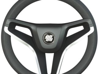 Volante Portofino nero 350mm razze profilo oro 45.388.01 Ultraflex