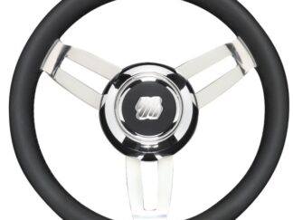 Volante Morosini nero 350mm razze inox 304 45.389.00 Uflex