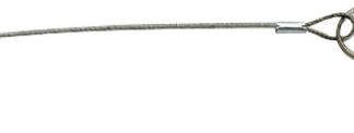 Piastra + cavo inox, con linguetta 46.116.29 Osculati