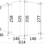 Telone universale cm 488/564 grigio 300D 46.503.06 Osculati