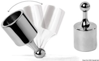 Cappuccio dritto per tubo mm 25 46.680.21 Osculati