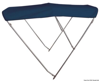 Tendalino 3 archi Inox alto cm 170/180 blu 46.920.12 Osculati