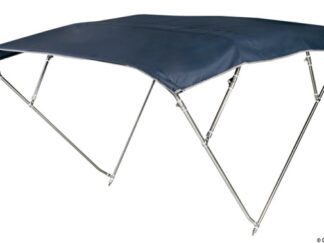 Capottina 4 archi Inox alta cm 260/270 blu 46.921.24 Osculati