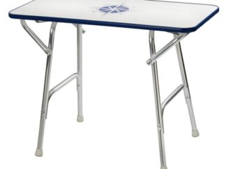 Tavolo pieghevole rettangolare 80x40 cm. 48.354.02 Osculati
