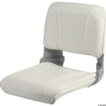 Sedile con schienale ribaltab.e sfilabile bianco 48.402.01 Osculati