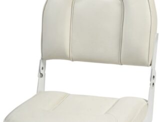 Sedile con schienale ribaltabile De Luxe bianco 48.403.01 Osculati