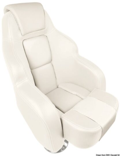 Sedile imbottito con Flip UP RS56 da rivestire 48.410.32 Osculati