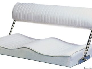 Sedile biposto ribaltabile 80 x 40 cm 48.412.00 Osculati