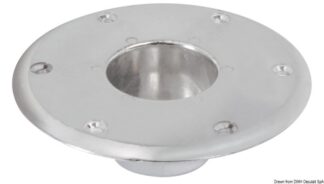 Base alluminio da pavimento per tavolo 48.416.02 Osculati