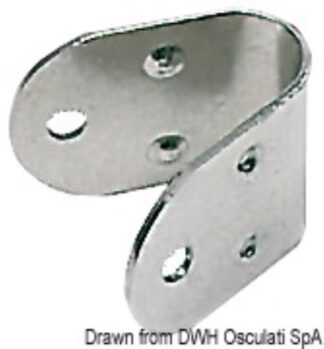 Cavallotto ad U per tubi 22 mm 48.420.50 Osculati