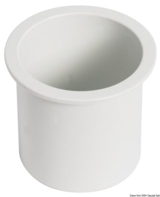 Porta bicchieri ad incasso ABS bianco 48.430.13 Osculati